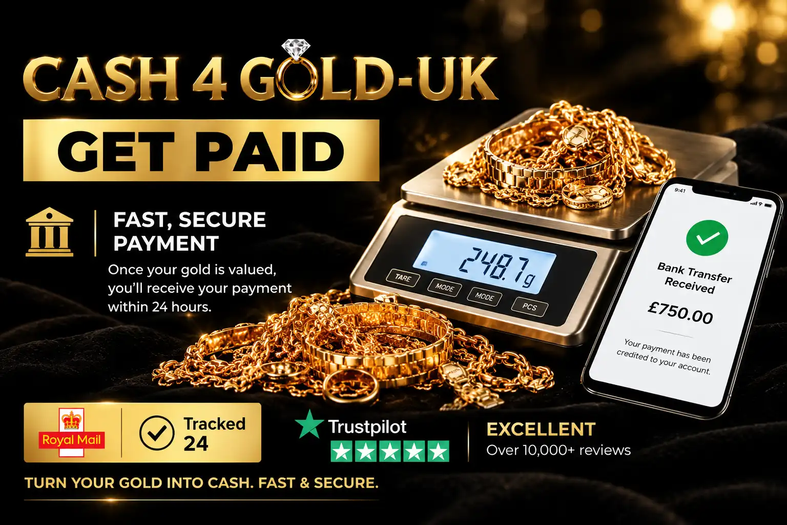 Get PAID in 24 hours of your offer